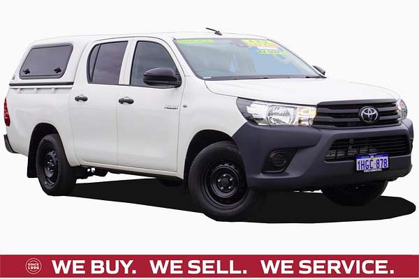 2021 Toyota Hilux Workmate TGN121R Rear Wheel Drive