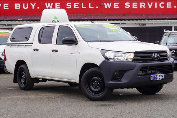 2021 Toyota Hilux Workmate TGN121R Rear Wheel Drive