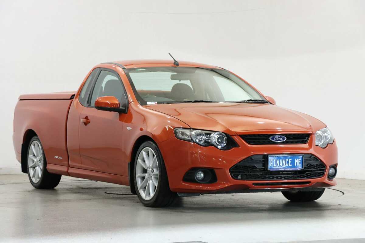 SOLD 2013 Ford Falcon XR6 Ute Super Cab in Orange Used Ute Welshpool WA