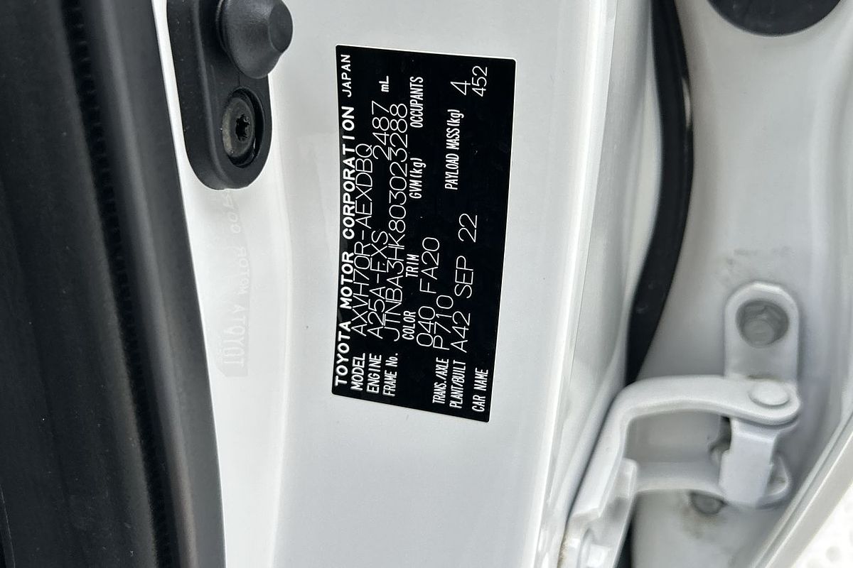 2022 Toyota Camry Ascent AXVH70R