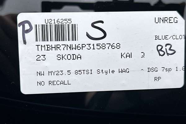 2023 SKODA Kamiq 85TSI Style NW