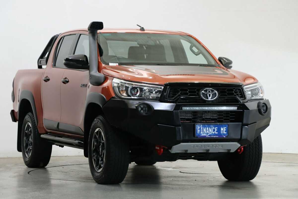 SOLD 2019 Toyota Hilux Rugged X Double Cab in Orange Used Ute