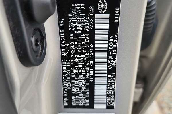 2015 Toyota Camry LE