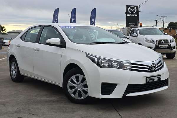 2016 Toyota Corolla Ascent ZRE172R