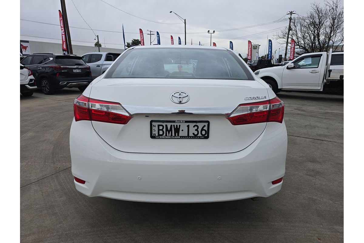 2016 Toyota Corolla Ascent ZRE172R