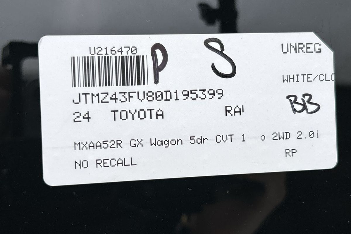 2024 Toyota RAV4 GX MXAA52R