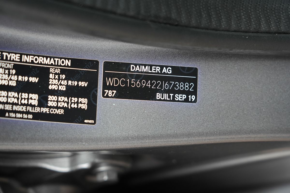 2019 Mercedes-Benz GLA-Class GLA180 X156