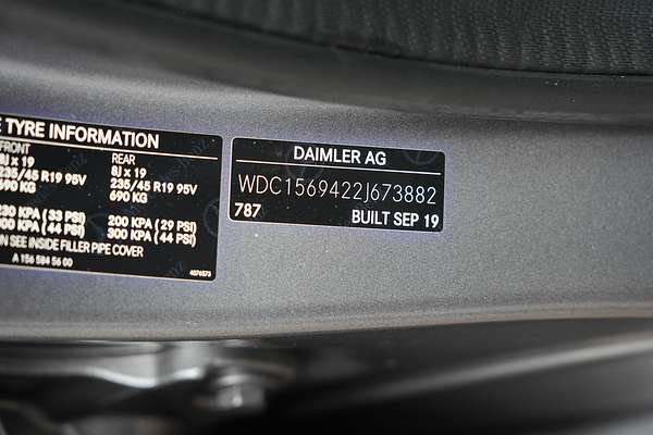 2019 Mercedes-Benz GLA-Class GLA180 X156
