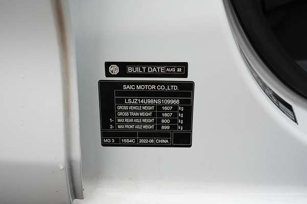 2022 MG MG3 AUTO CORE SZP1 MY22