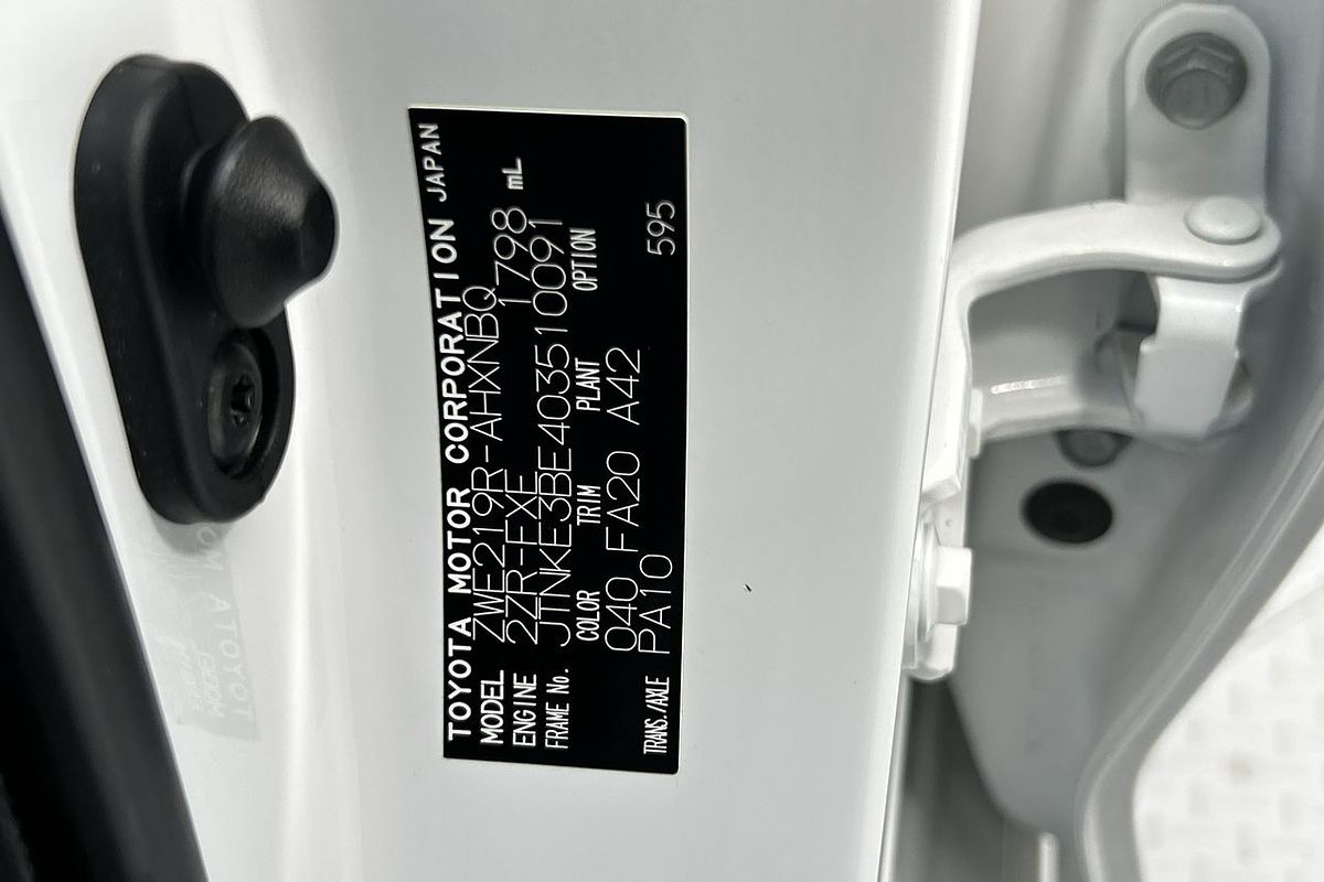2023 Toyota Corolla Ascent Sport Hybrid ZWE219R