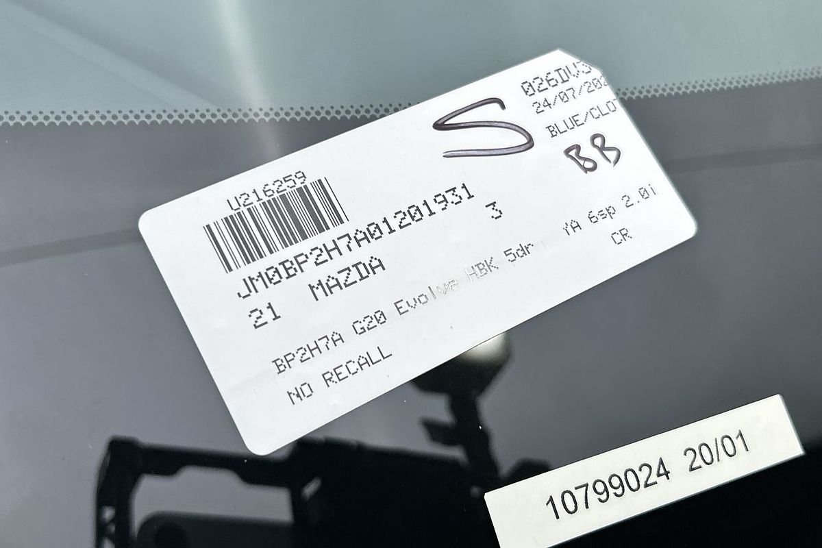2021 Mazda 3 G20 Evolve BP Series