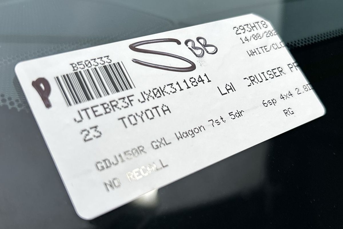2023 Toyota Landcruiser Prado GXL GDJ150R