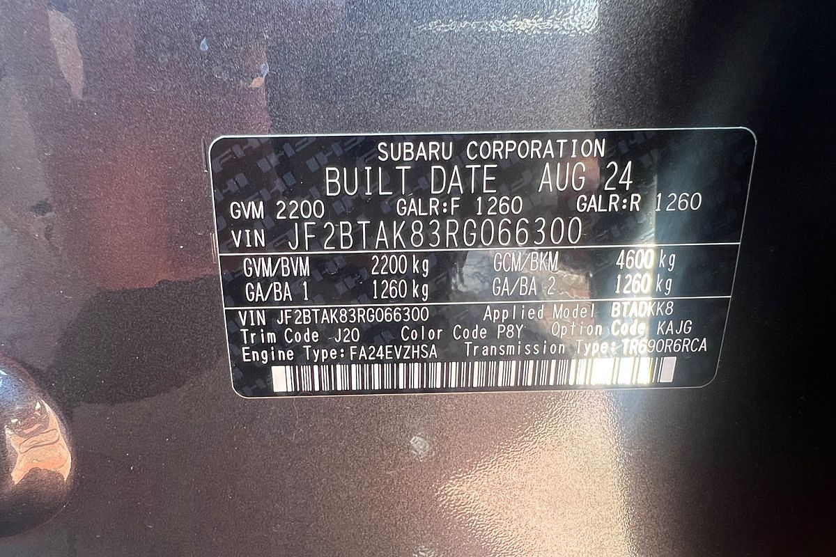2024 Subaru Outback AWD Touring XT 6GEN