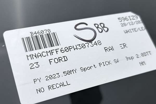 2023 Ford Ranger Sport 4X4 2.0L