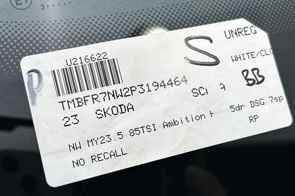 2023 SKODA Scala 85TSI Ambition NW