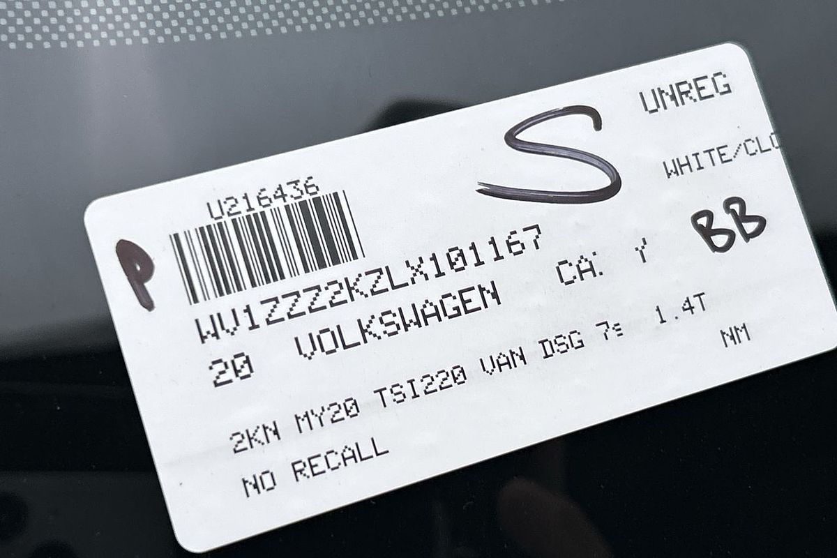 2020 Volkswagen Caddy TSI220 2KN LWB