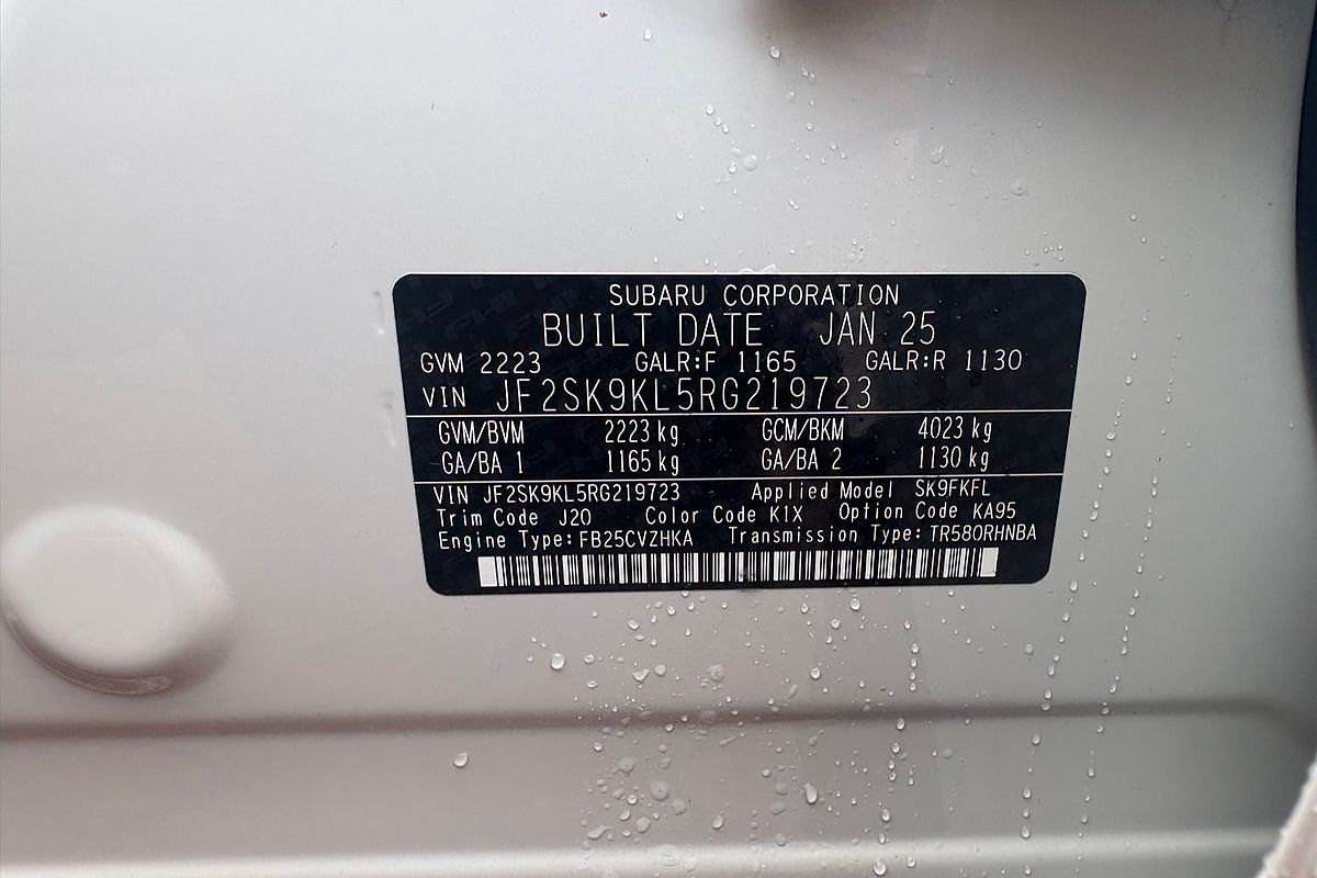 2025 Subaru Forester STI Sport S5
