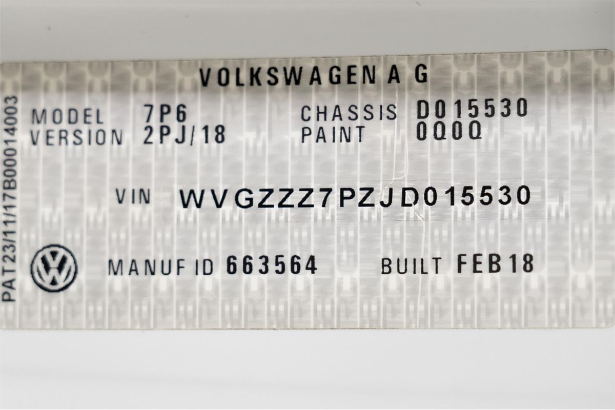 2018 Volkswagen Touareg V6 TDI 7P