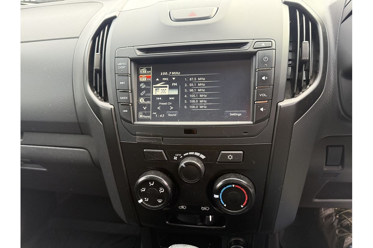 2019 Isuzu D-MAX SX High Ride Rear Wheel Drive