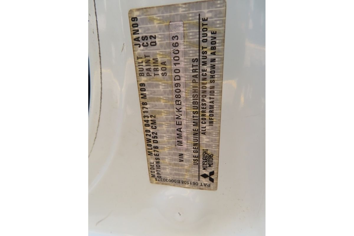 2009 Mitsubishi Triton GLX ML 4X4
