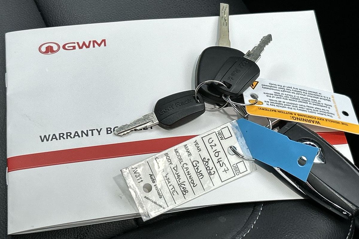 2022 GWM Ute Cannon NPW 4X4