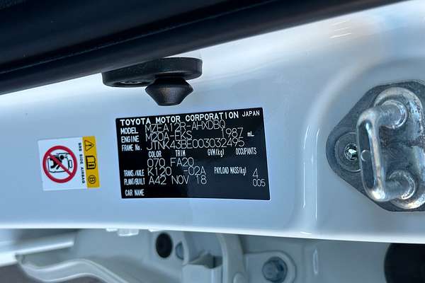 2018 Toyota Corolla Ascent Sport MZEA12R