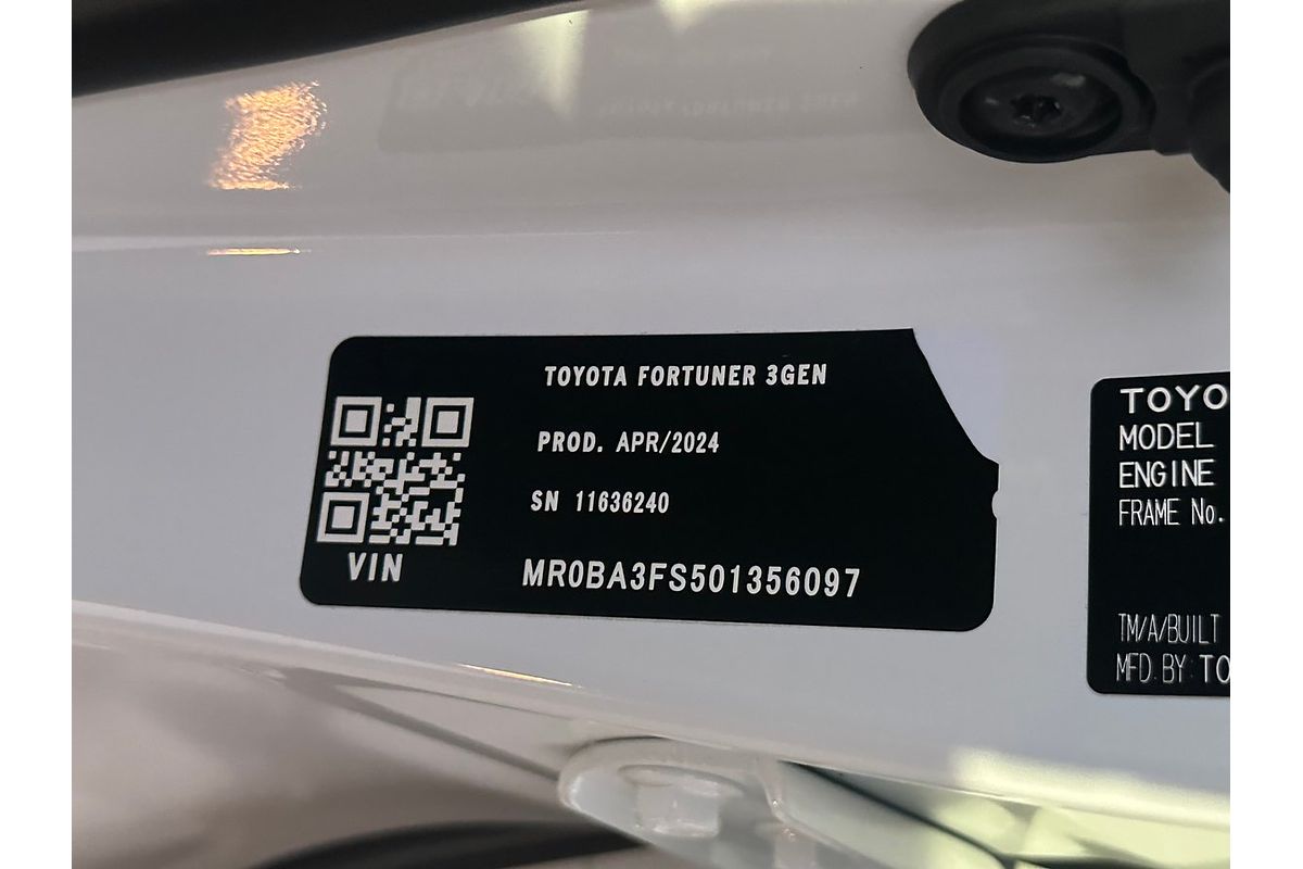 2024 Toyota Fortuner Crusade GUN156R