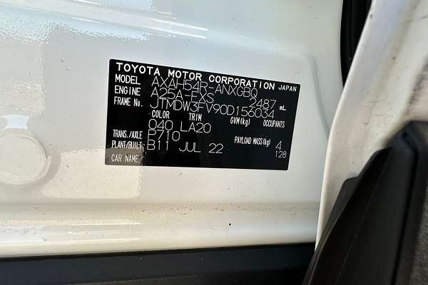 2022 Toyota RAV4 Cruiser AXAH54R