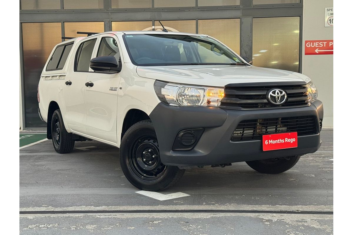 2018 Toyota Hilux Workmate TGN121R Rear Wheel Drive