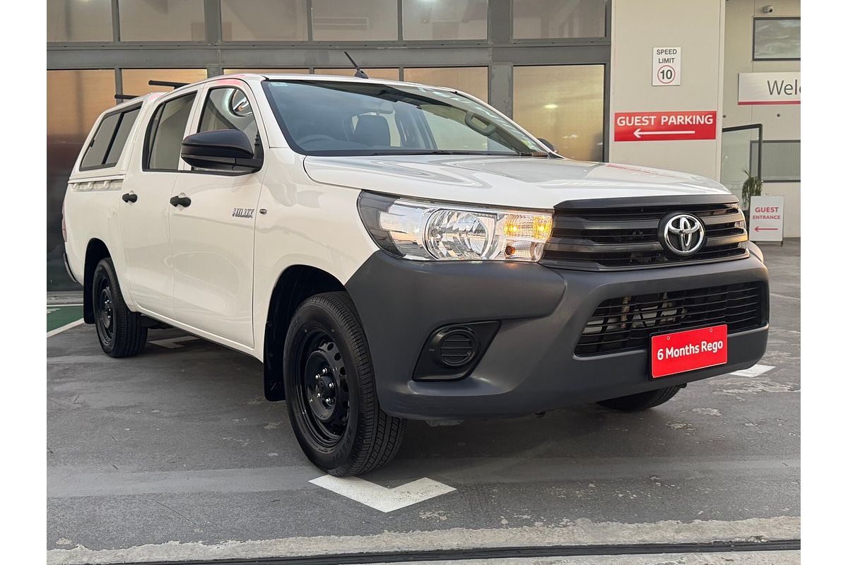 2018 Toyota Hilux Workmate TGN121R Rear Wheel Drive