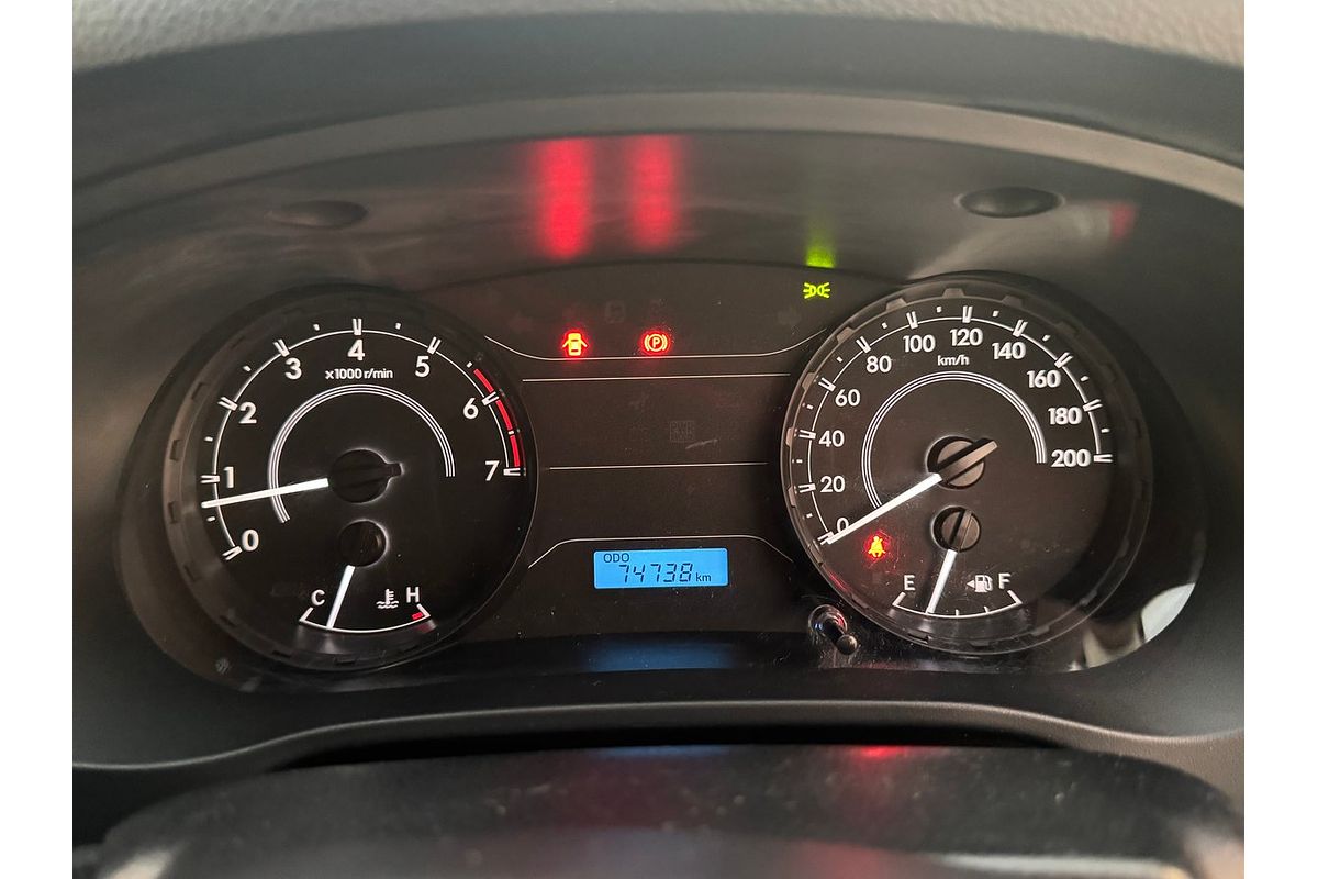 2018 Toyota Hilux Workmate TGN121R Rear Wheel Drive