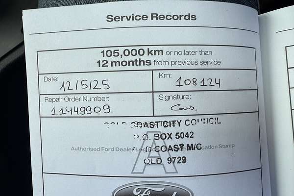 2019 Ford Ranger XL Hi-Rider PX MkIII Rear Wheel Drive 2.2L