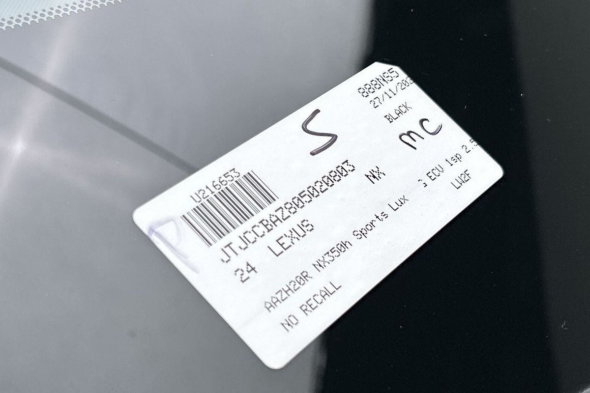 2024 Lexus NX NX350h Sports Luxury AAZH20R