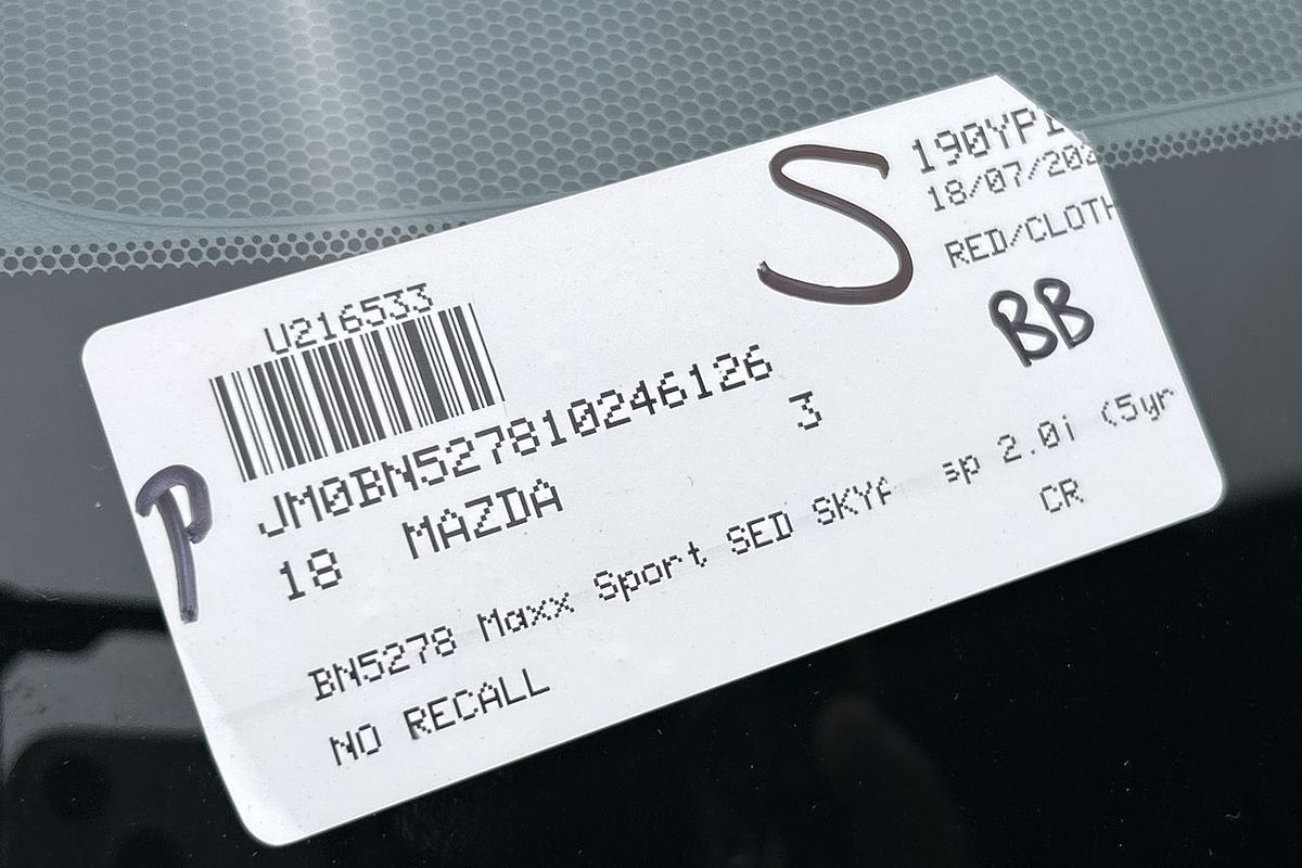 2018 Mazda 3 Maxx Sport BN Series