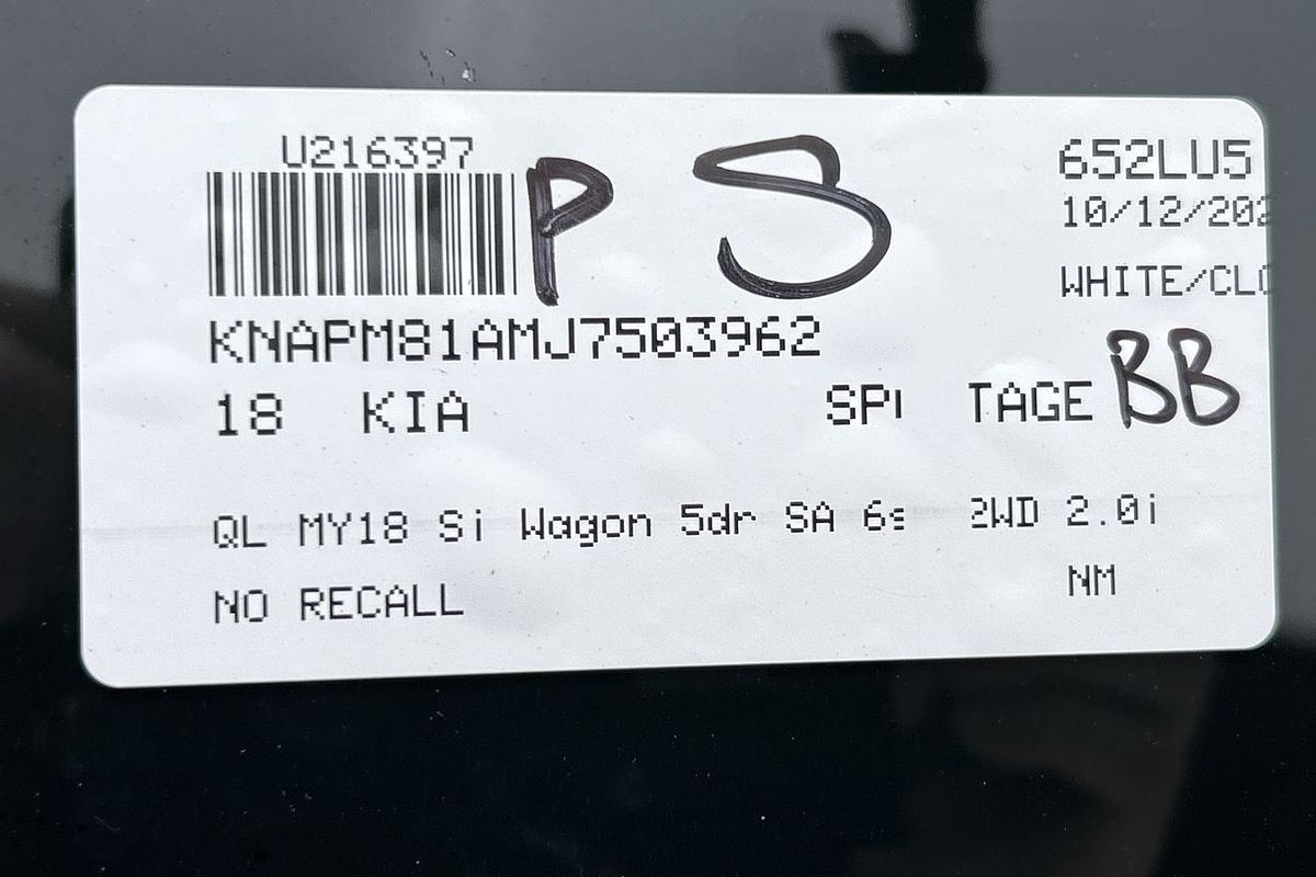2018 Kia Sportage Si QL
