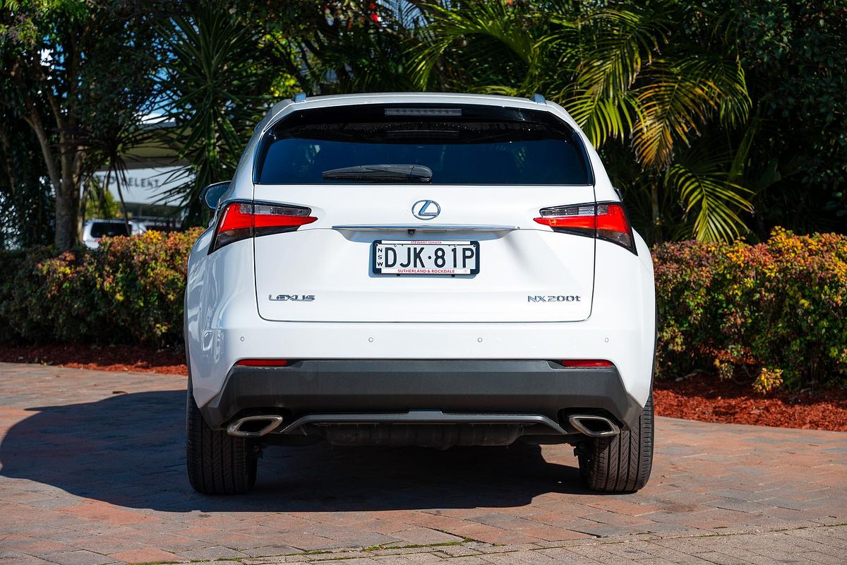 2016 Lexus NX NX200t F Sport AGZ15R
