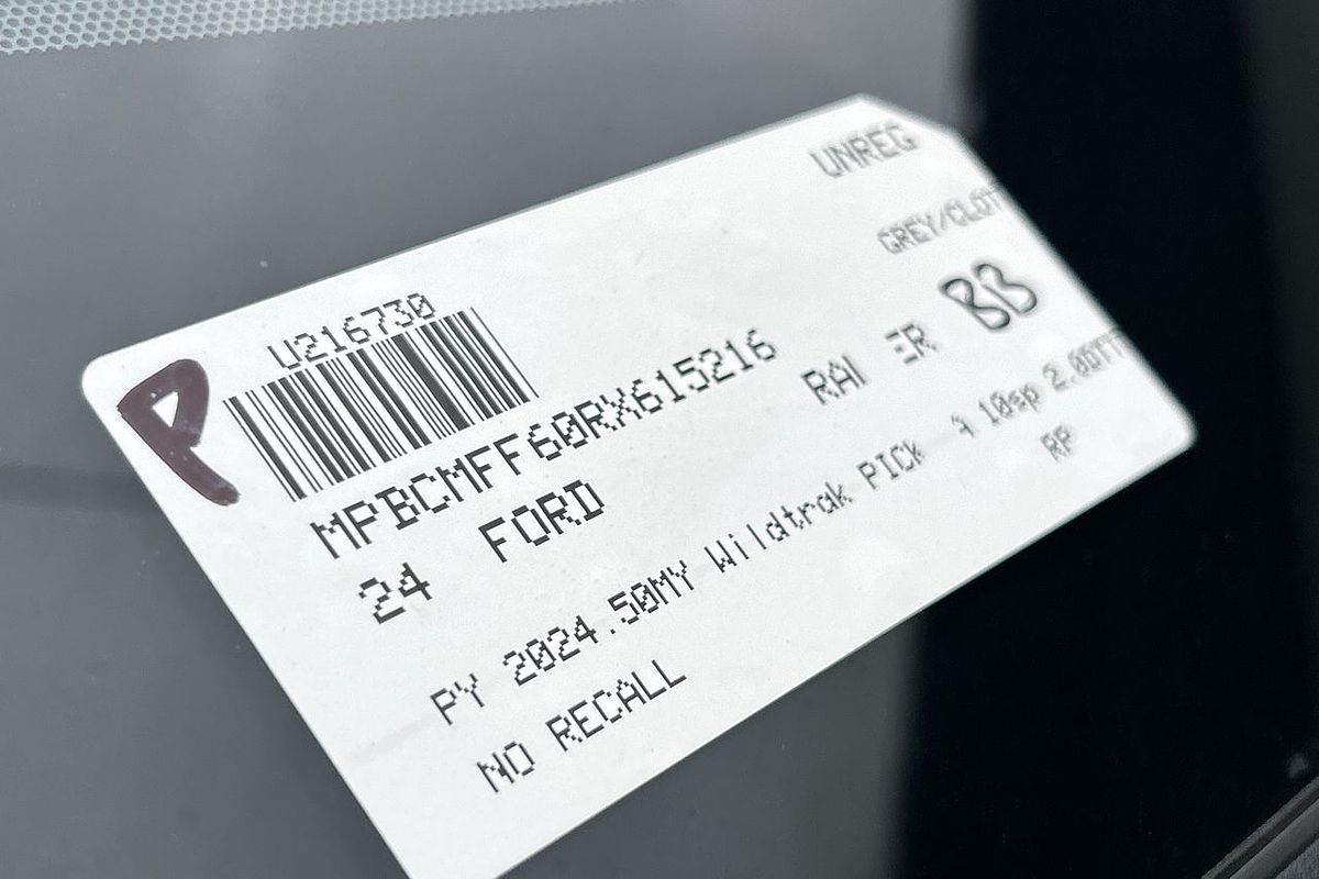 2024 Ford Ranger Wildtrak 4X4 2.0L