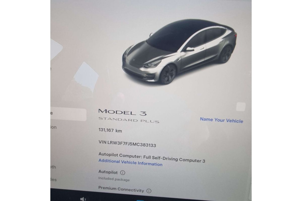 2021 Tesla Model 3 Standard Range Plus