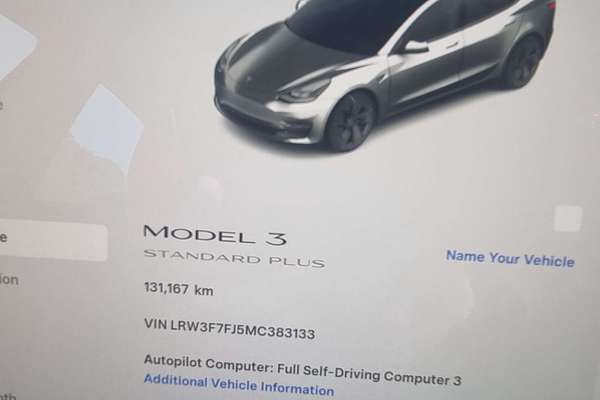 2021 Tesla Model 3 Standard Range Plus