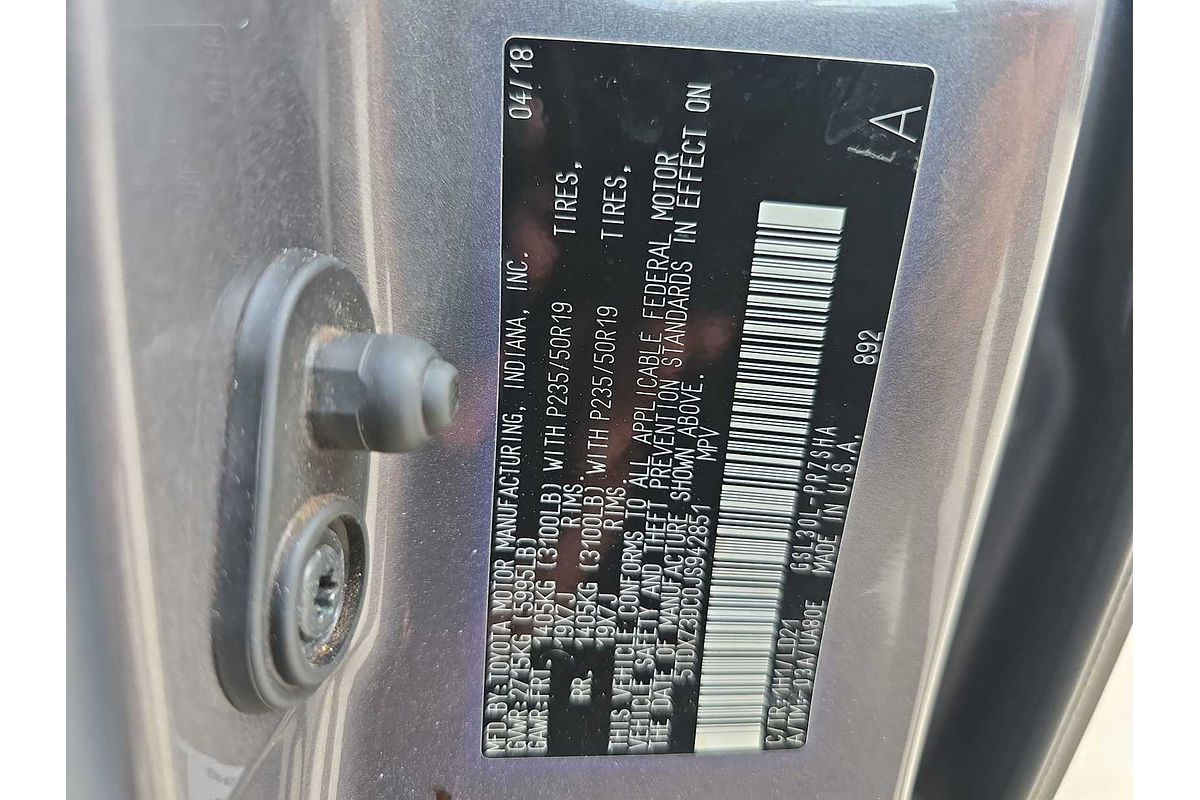 2018 Toyota SIENNA SE