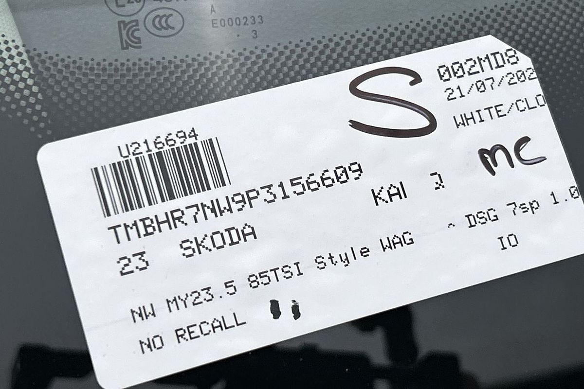 2023 SKODA Kamiq 85TSI Style NW