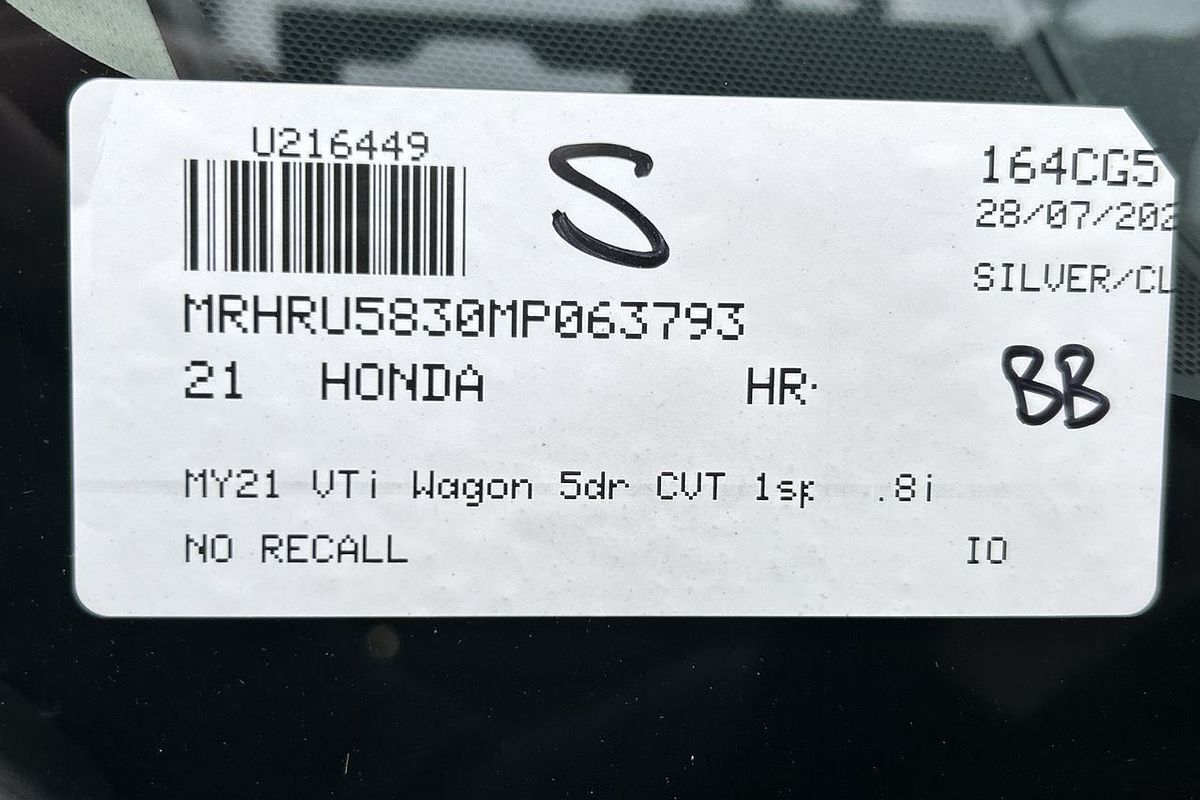 2021 Honda HR-V VTi