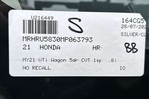 2021 Honda HR-V VTi