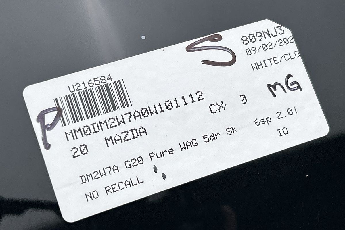 2020 Mazda CX-30 G20 Pure DM Series