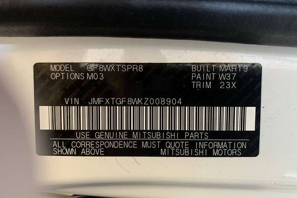 2019 Mitsubishi Outlander ES ADAS ZL