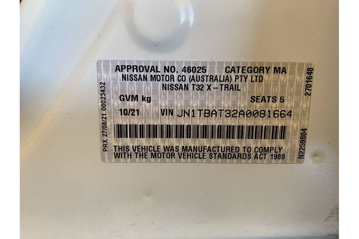 2021 Nissan X-TRAIL ST T32