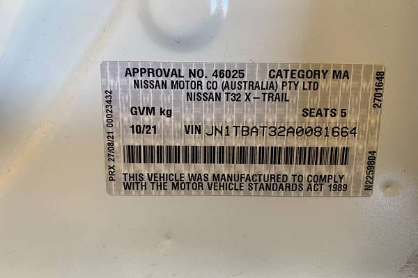 2021 Nissan X-TRAIL ST T32