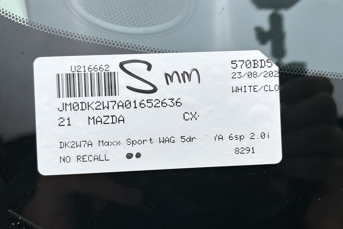 2021 Mazda CX-3 Maxx Sport DK