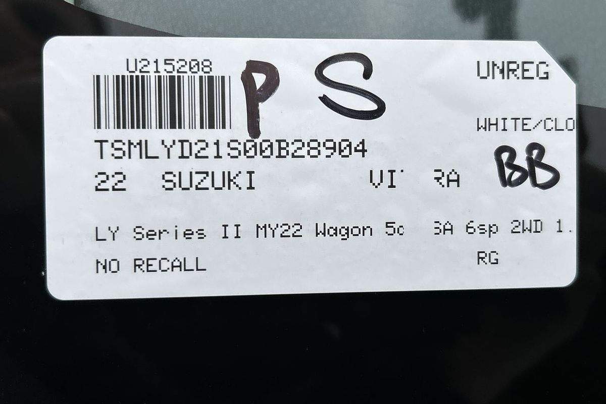 2022 Suzuki Vitara LY Series II