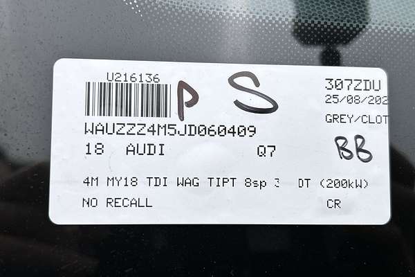 2018 Audi Q7 TDI 4M